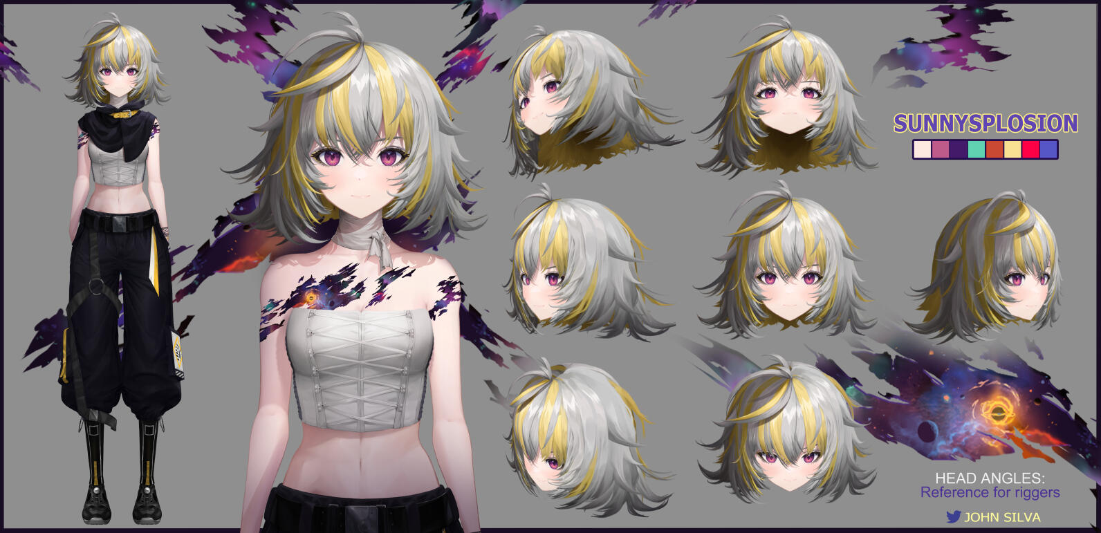 (Above is a semi complex design due galaxy and head layers)